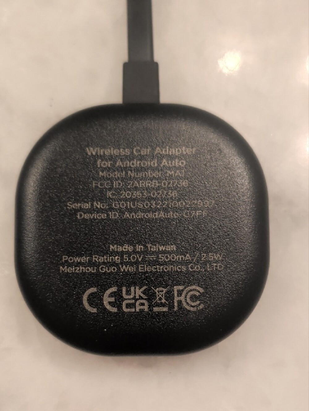 Motorola Wireless Car Adapter For Android Auto - Picture 3 of 3
